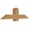 Ekena Millwork Eugene Smooth Timber Gable Bracket, Western Red Cedar, 48"W x 14"H x 5 1/2"D x 5 1/2"F, 7/12 Pitch GBW048X14X0606EUG00SWR - alternate 4